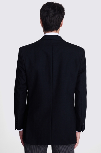 Black Herringbone Suit | Moss Bros Hire