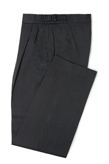 Classic grey and black traditional stripe morning trousers