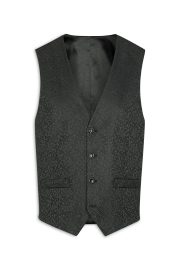 Black Paisley Waistcoat