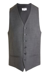 Regular Fit Grey Waistcoat