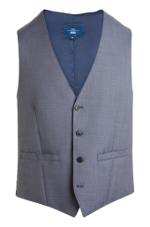 Tailored Fit Light Blue Waistcoat