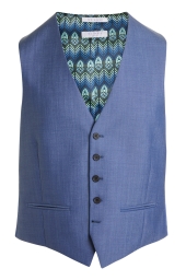 Ted Baker Tailored Fit Faded Blue Waistcoat