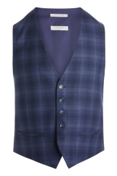 Ted Baker Blue Check Waistcoat