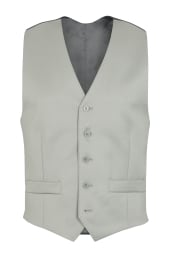 Tailored Fit Dove Grey Waistcoat